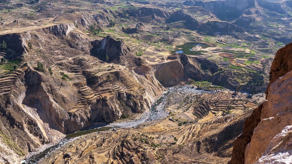 Drone Shot Colca Canyon